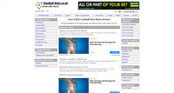 Desktop Screenshot of news.football-data.co.uk