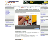 Tablet Screenshot of news.football-data.co.uk