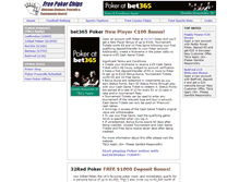 Tablet Screenshot of poker.football-data.co.uk